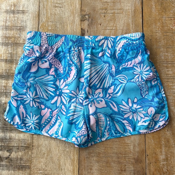 Lilly Pulitzer Girls Floral Shorts M(6/7) - Picture 5 of 5